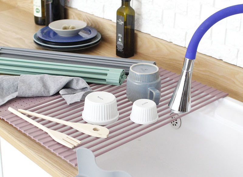 Pastel Silicone Sink Drying Mat 3 color Housewarmi