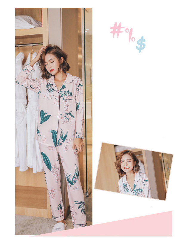 New imported high-grade palm tree autumn two-piece