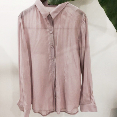 NEW FASHION LADY GIRL Blouse Cheongdam SILKET BLAC