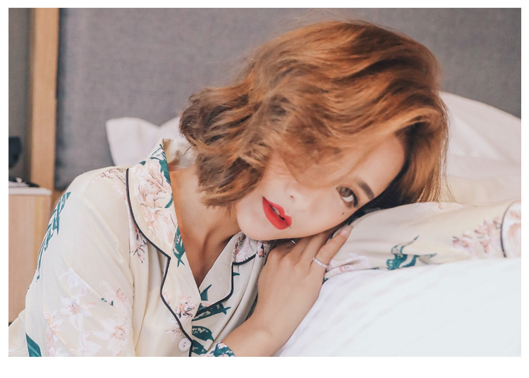 New imported high-grade palm tree autumn two-piece