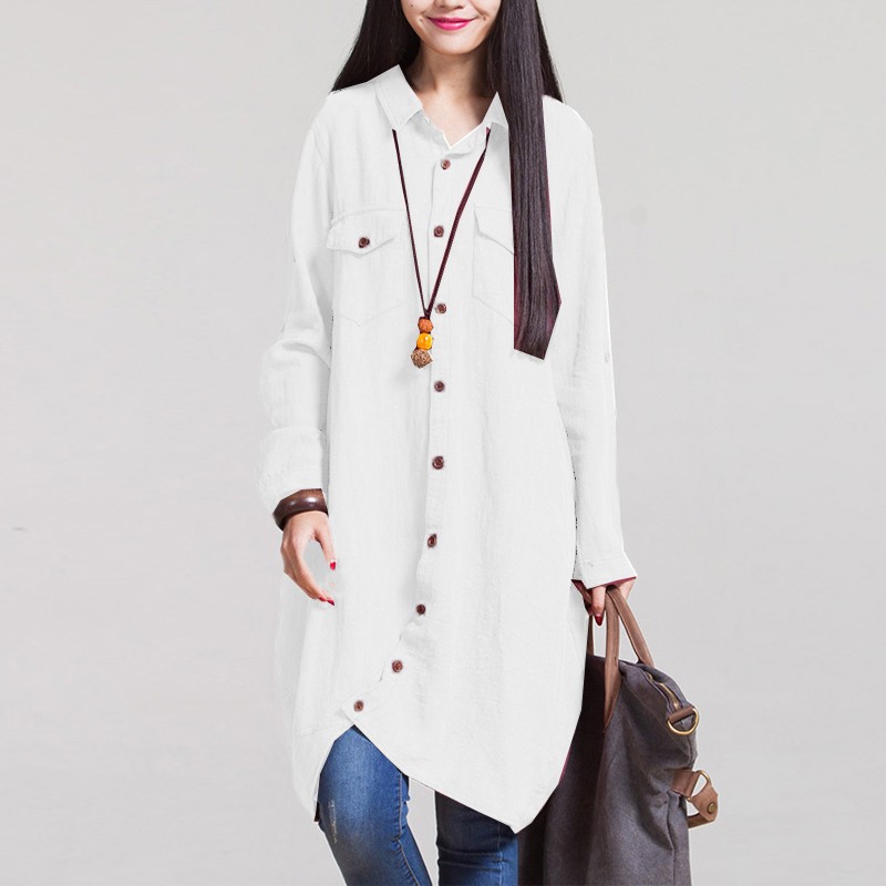 NEW FASHION LADY GIRL Blouse Asymmetric Blouse Fre