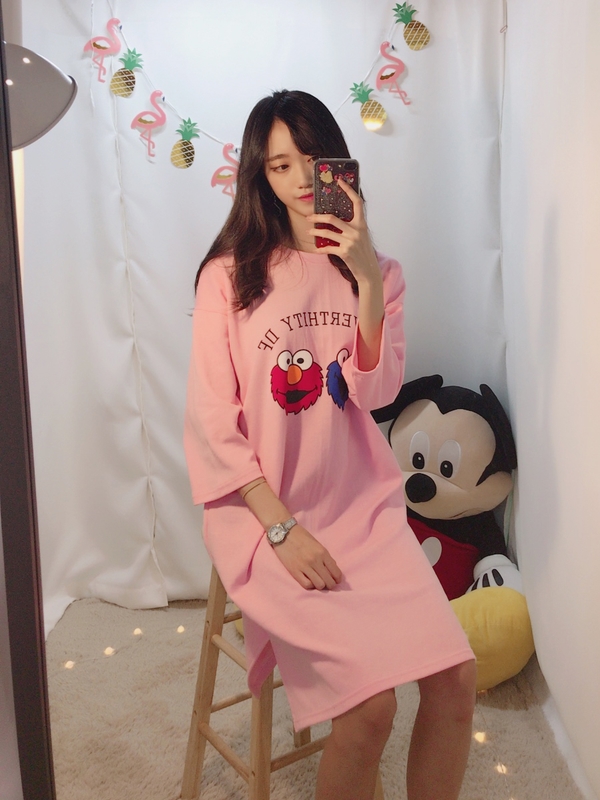 New Elmo Cookie Loose Pocket Homewear Long Sleeve 