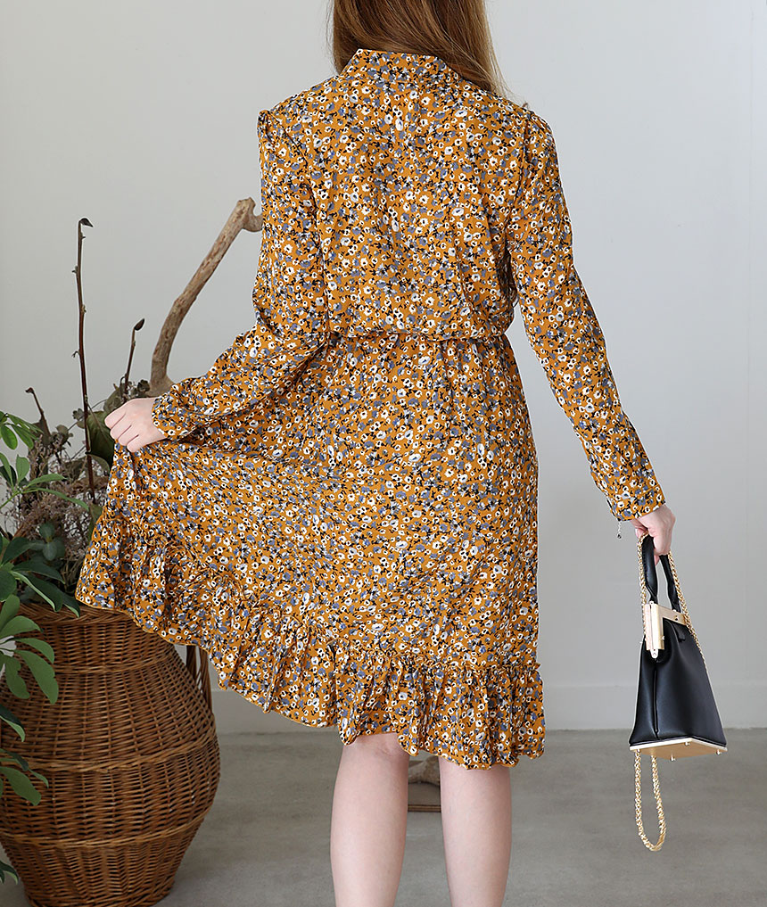 Autumn Chiffon Flower Long Dress 20 Girls Girl Coo