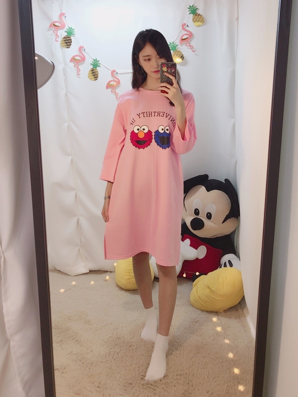 New Elmo Cookie Loose Pocket Homewear Long Sleeve 