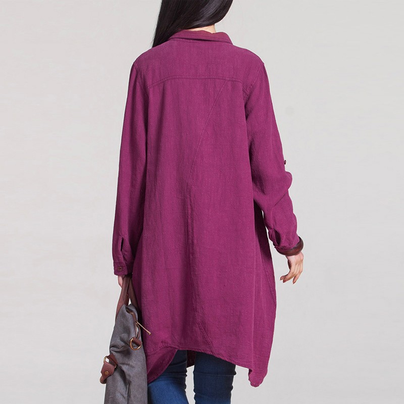 NEW FASHION LADY GIRL Blouse Asymmetric Blouse Fre