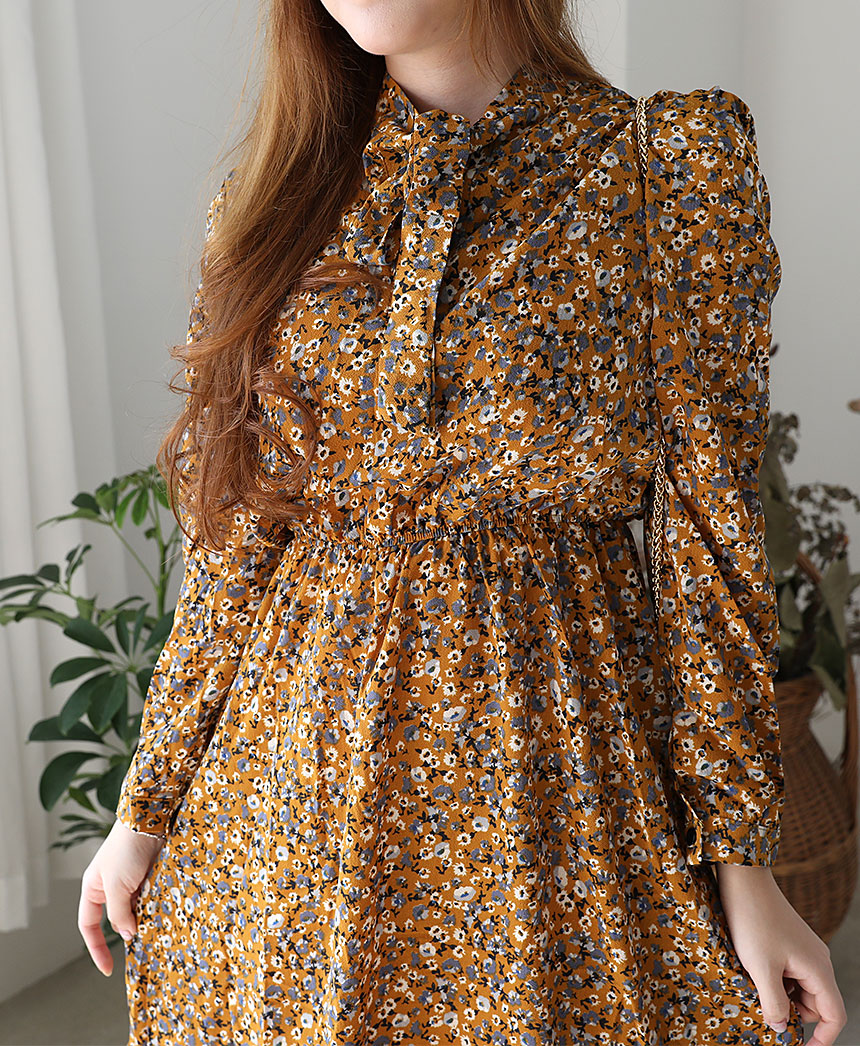 Autumn Chiffon Flower Long Dress 20 Girls Girl Coo