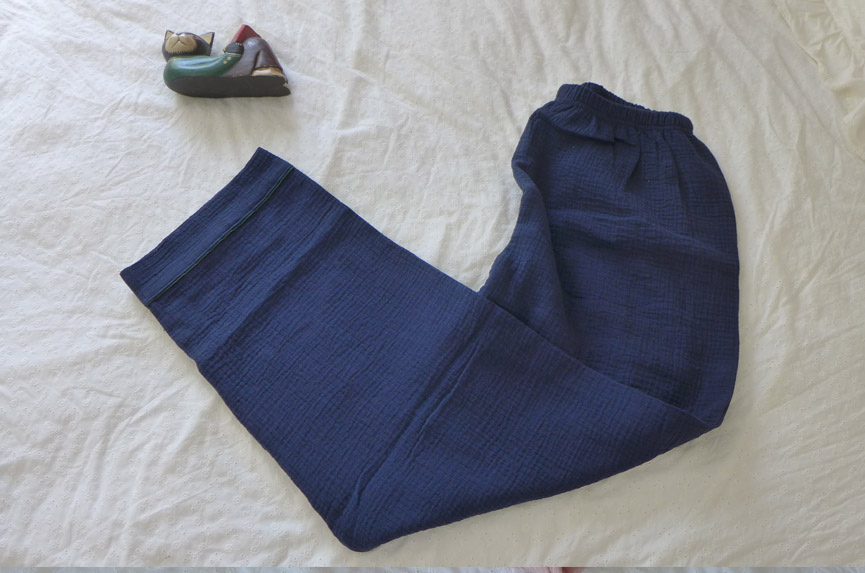 New cotton double gauze pajamas couple pajamas New