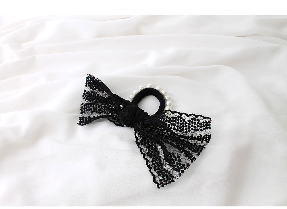 Lace ribbon pearl hair lace pretty pretty girl cut