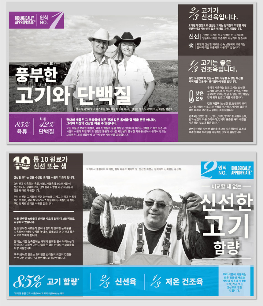 NEW PET DOG FEED ORIGEN 6 fish dock 100g subdivisi