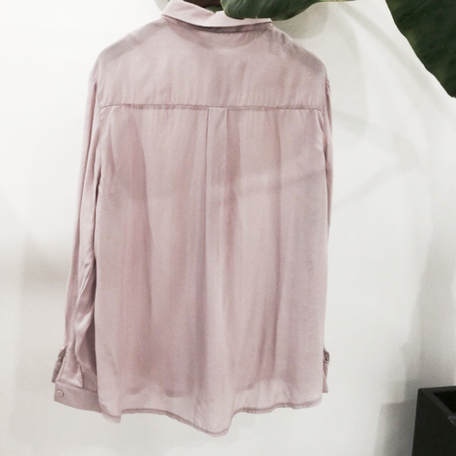 NEW FASHION LADY GIRL Blouse Cheongdam SILKET BLAC