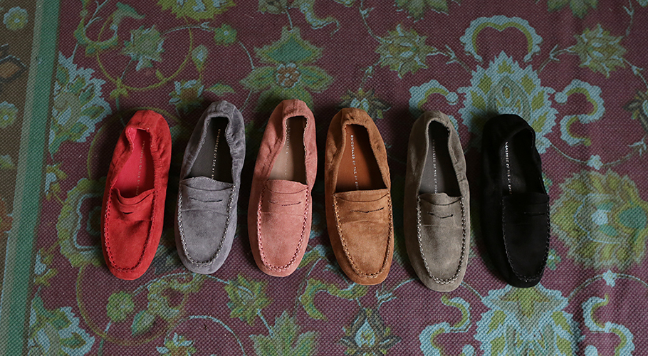 New Natural Driving Shoes Leather Loafer Pastel Su