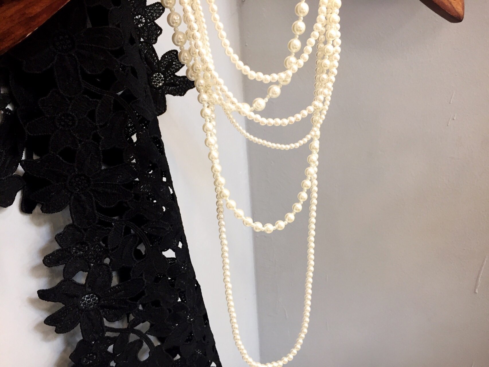 Pearl Necklace Luxury Pattern Wedding Fashion Popp