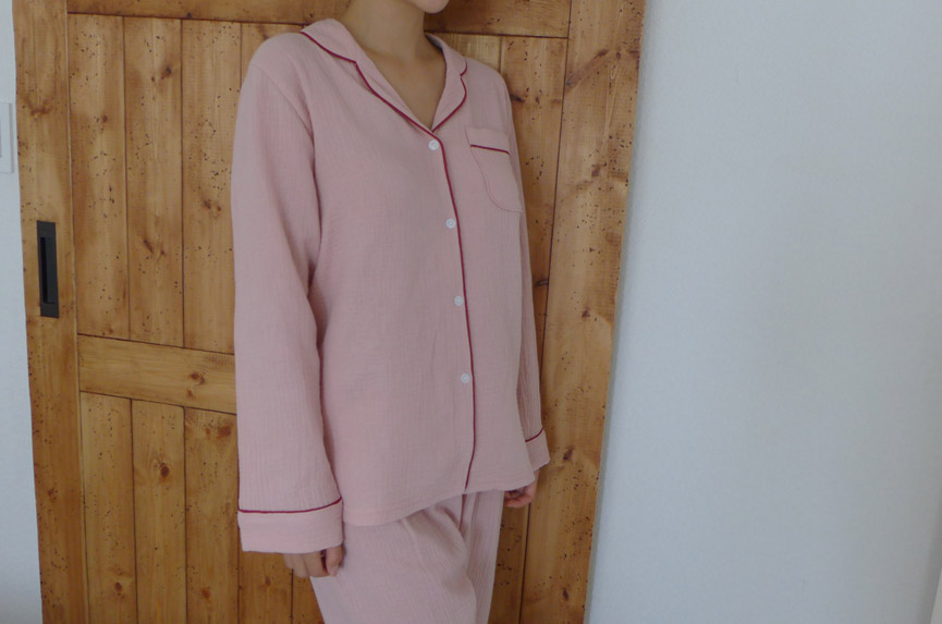 New cotton double gauze pajamas couple pajamas New
