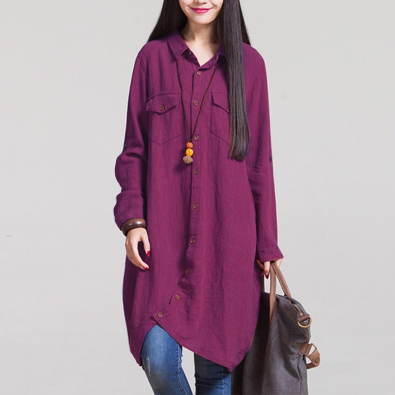 NEW FASHION LADY GIRL Blouse Asymmetric Blouse Fre