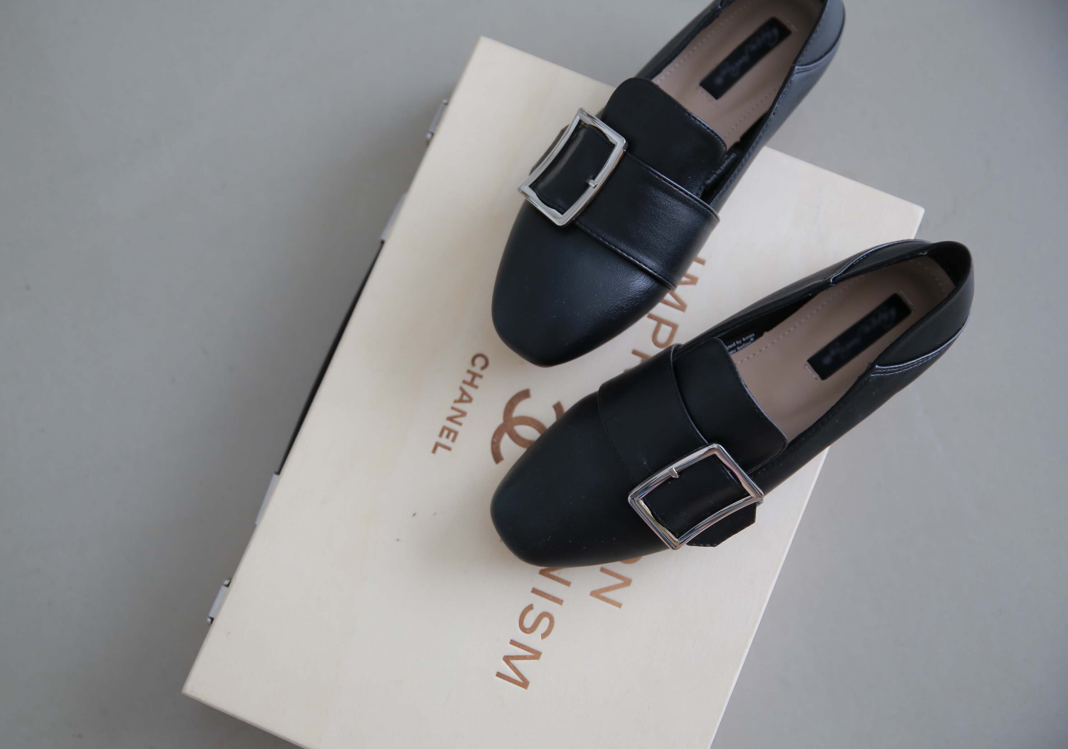 New The Classy Square Buckle Blower 1.5cm 2color F