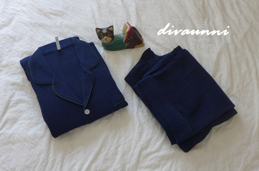 New cotton double gauze pajamas couple pajamas New