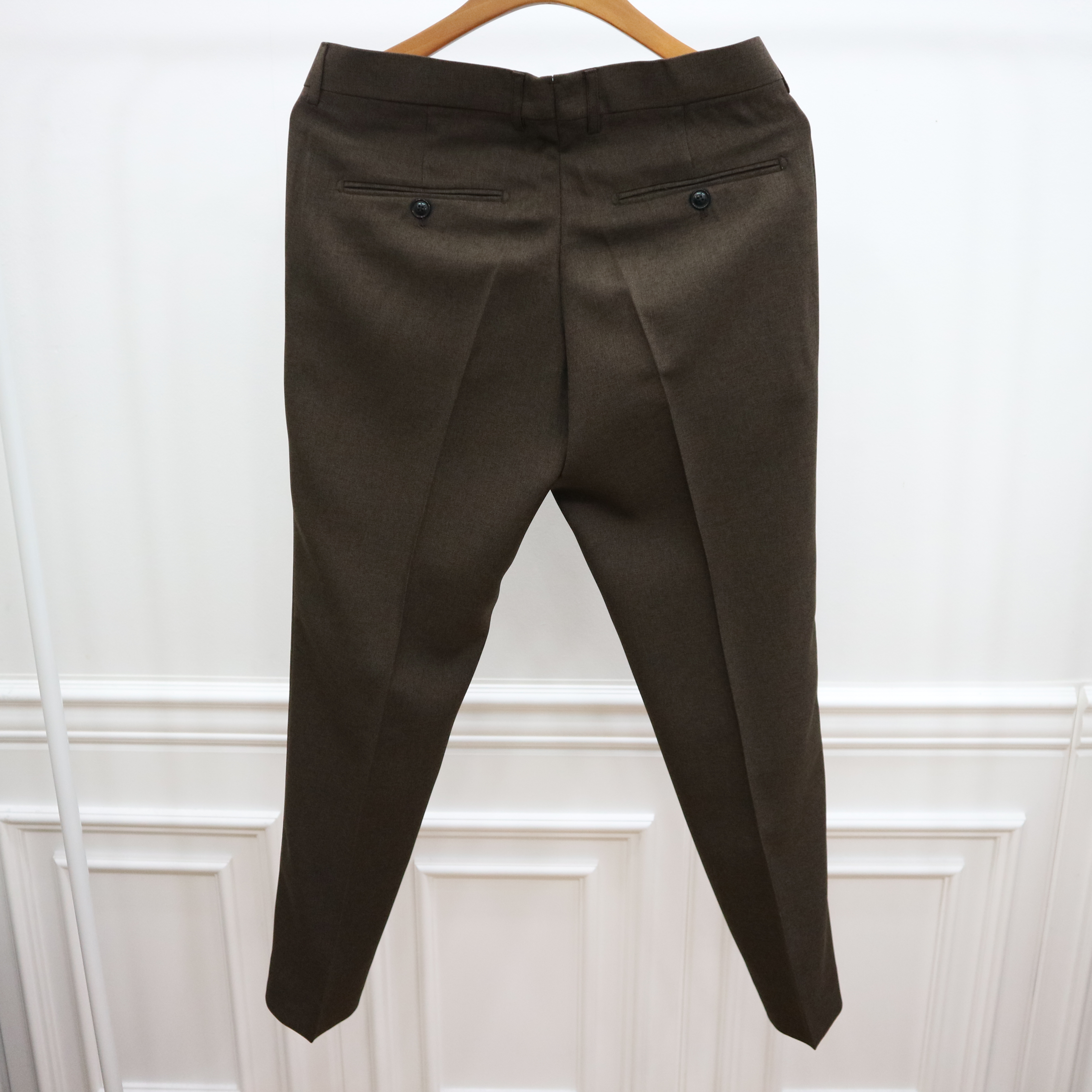 New Men's Pants Men's Fall Brown Spandex Sim