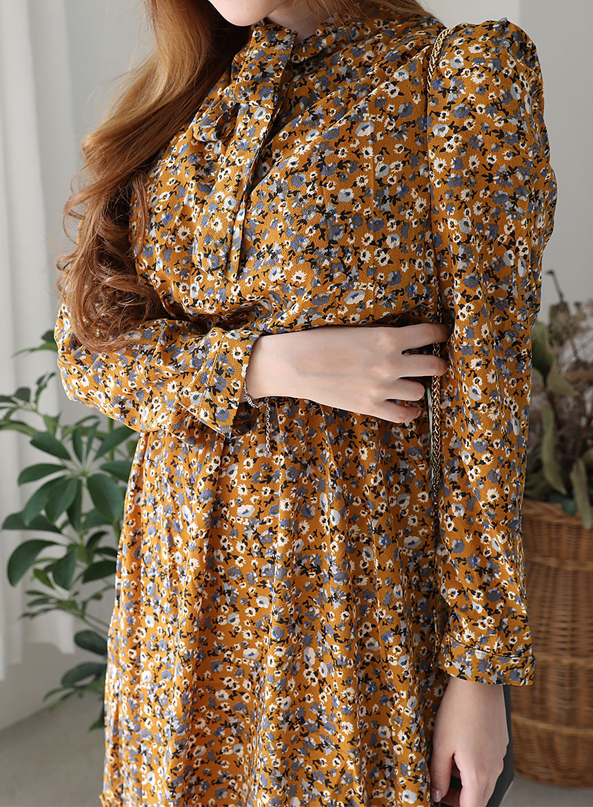 Autumn Chiffon Flower Long Dress 20 Girls Girl Coo