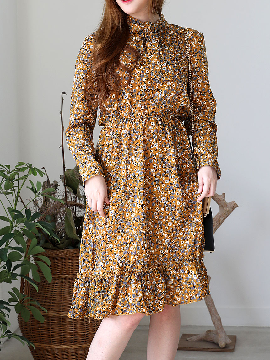 Autumn Chiffon Flower Long Dress 20 Girls Girl Coo