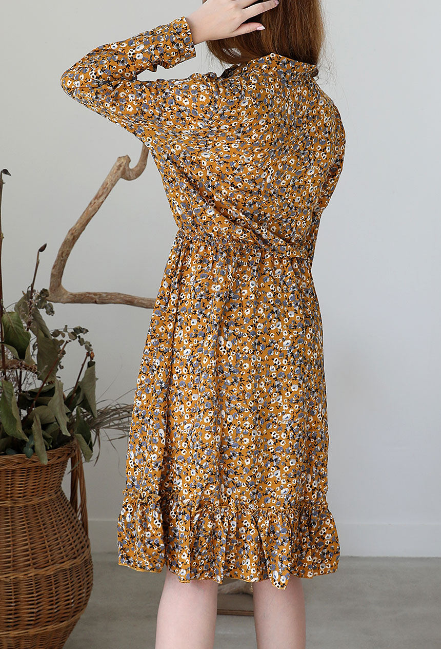 Autumn Chiffon Flower Long Dress 20 Girls Girl Coo