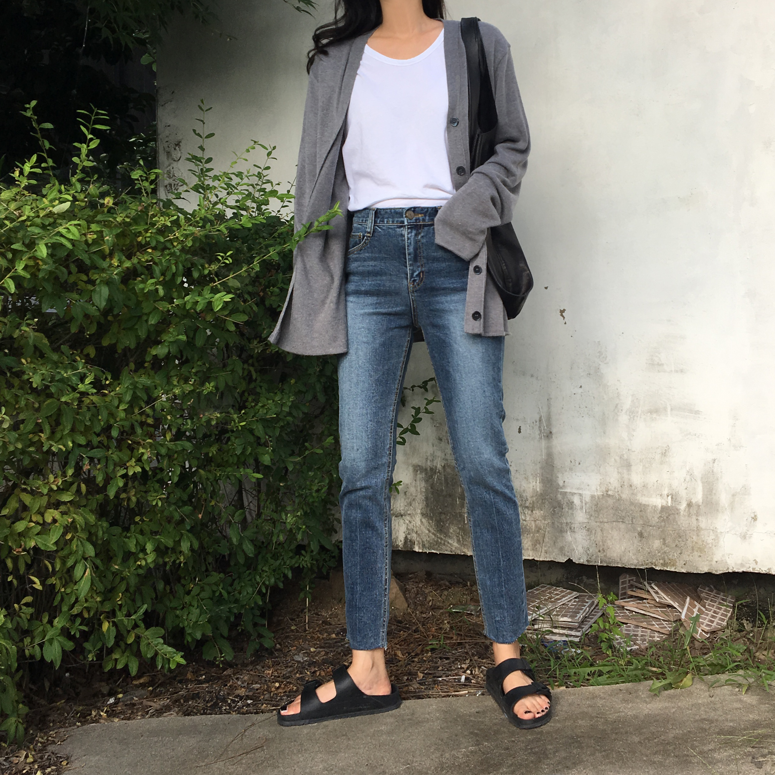 Women Jeans Pants Cutting Lace Loom Denim Pants Sl