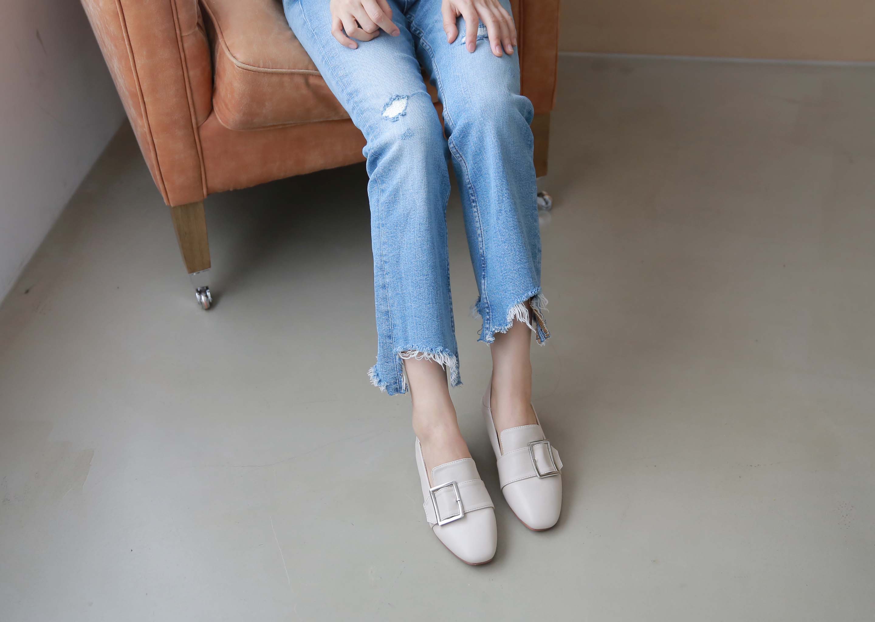 New The Classy Square Buckle Blower 1.5cm 2color F