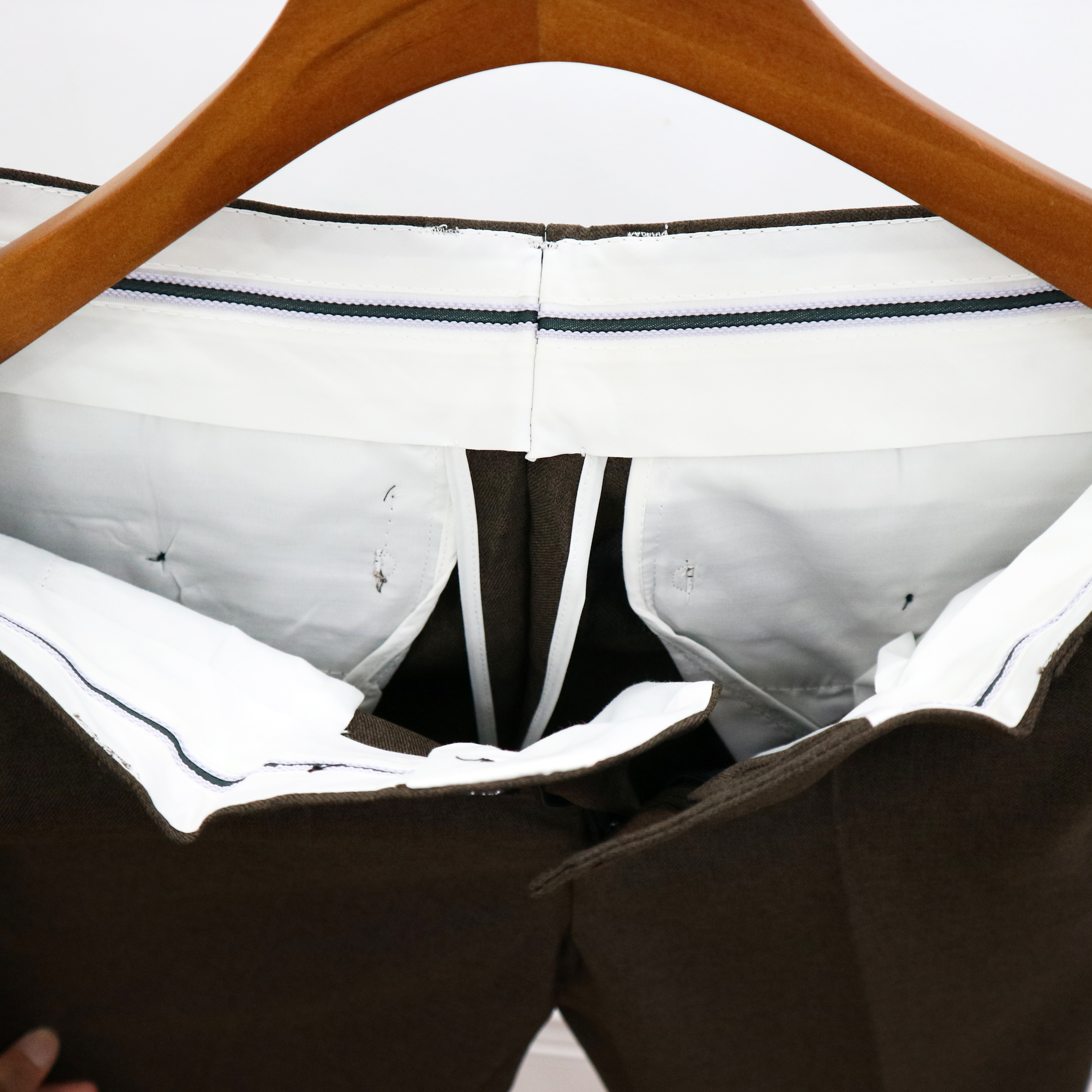 New Men's Pants Men's Fall Brown Spandex Sim