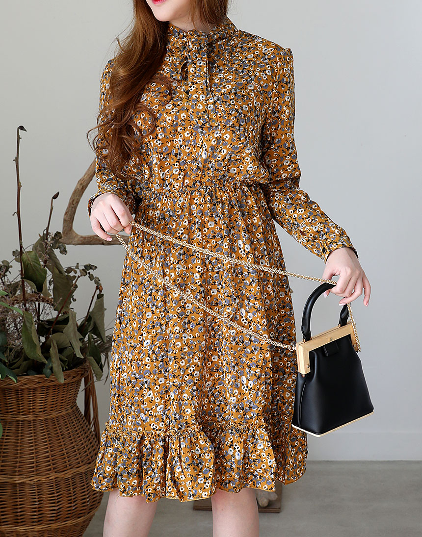 Autumn Chiffon Flower Long Dress 20 Girls Girl Coo