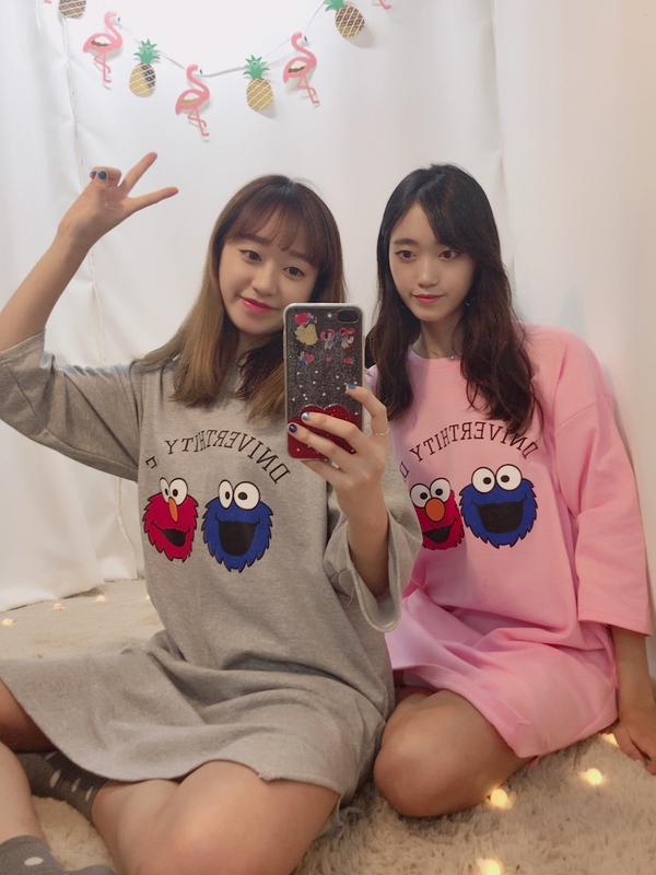 New Elmo Cookie Loose Pocket Homewear Long Sleeve 