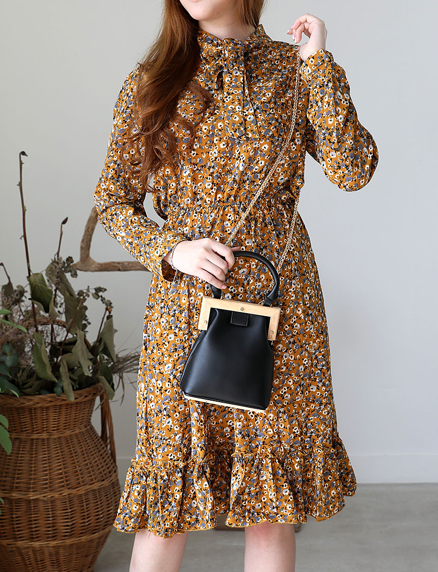 Autumn Chiffon Flower Long Dress 20 Girls Girl Coo