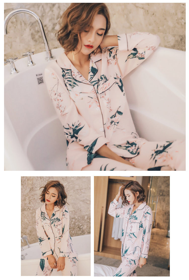 New imported high-grade palm tree autumn two-piece