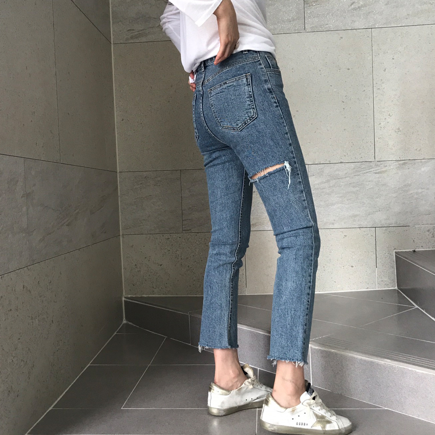 Women Jeans Pants Torn Torn Jeans Date Women Fall 