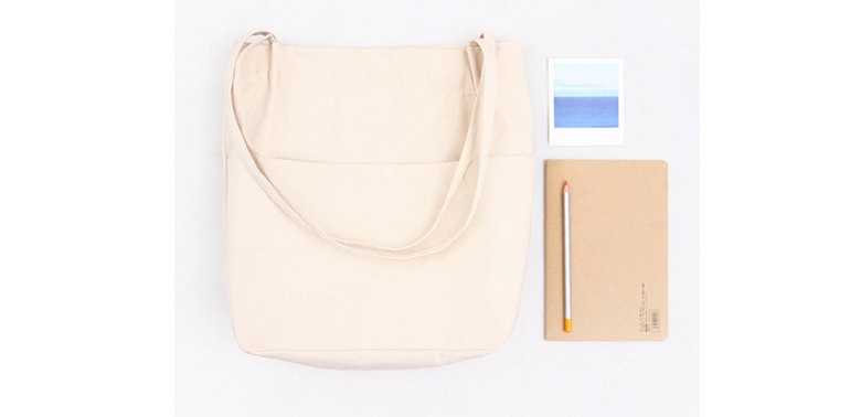 Plain Eco Bag Cloth Bag Men Women Daily Canvas Bag