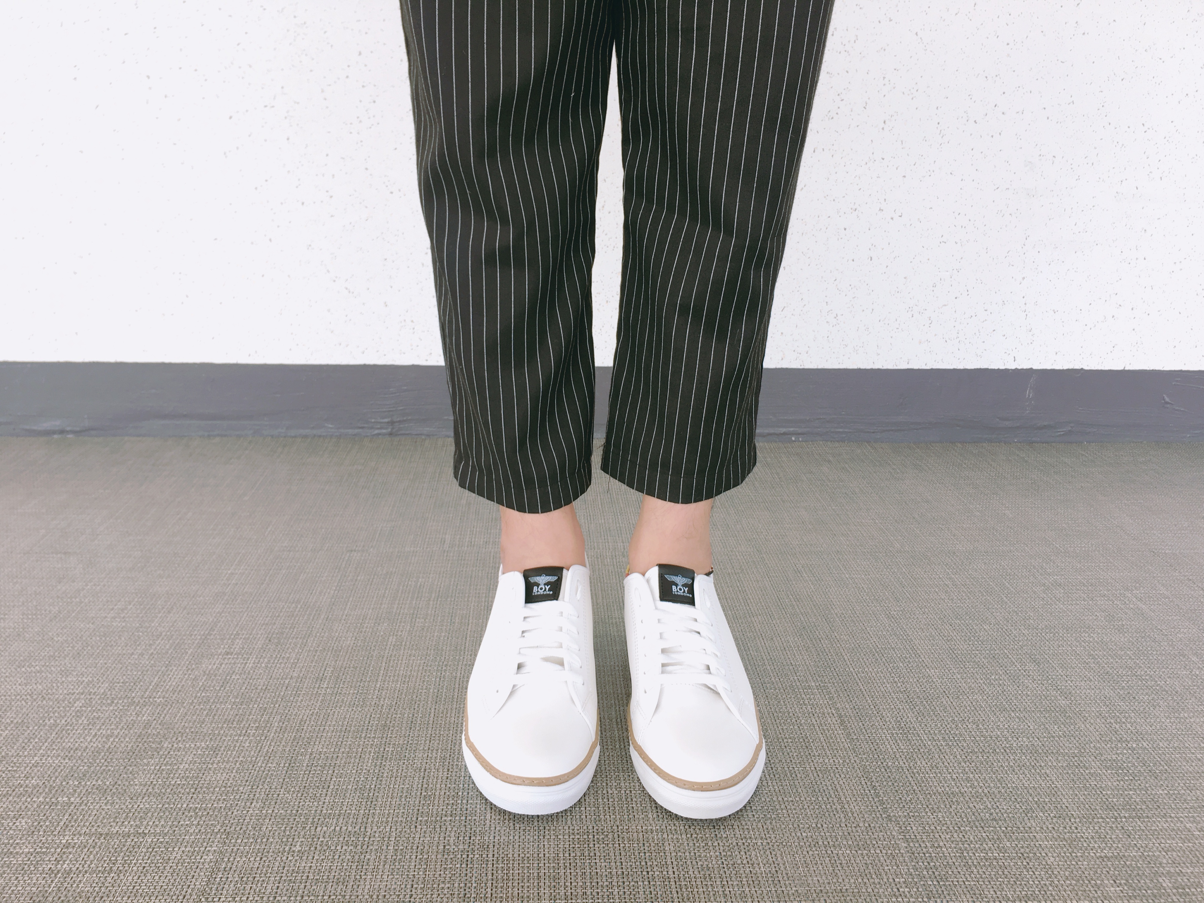 Men Height Shoes Men's tall white black sneaker