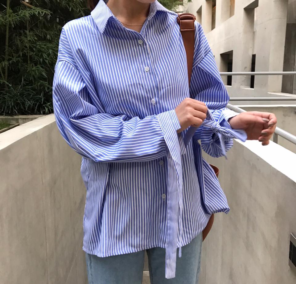 NEW FASHION LADY GIRL Blouse Girl Fall Sleeve Ribb