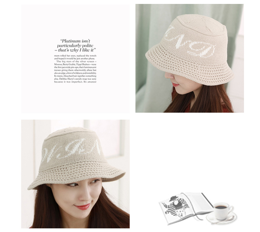 Women Sun Hats Knit Buckets Hat Fall Winter Womans