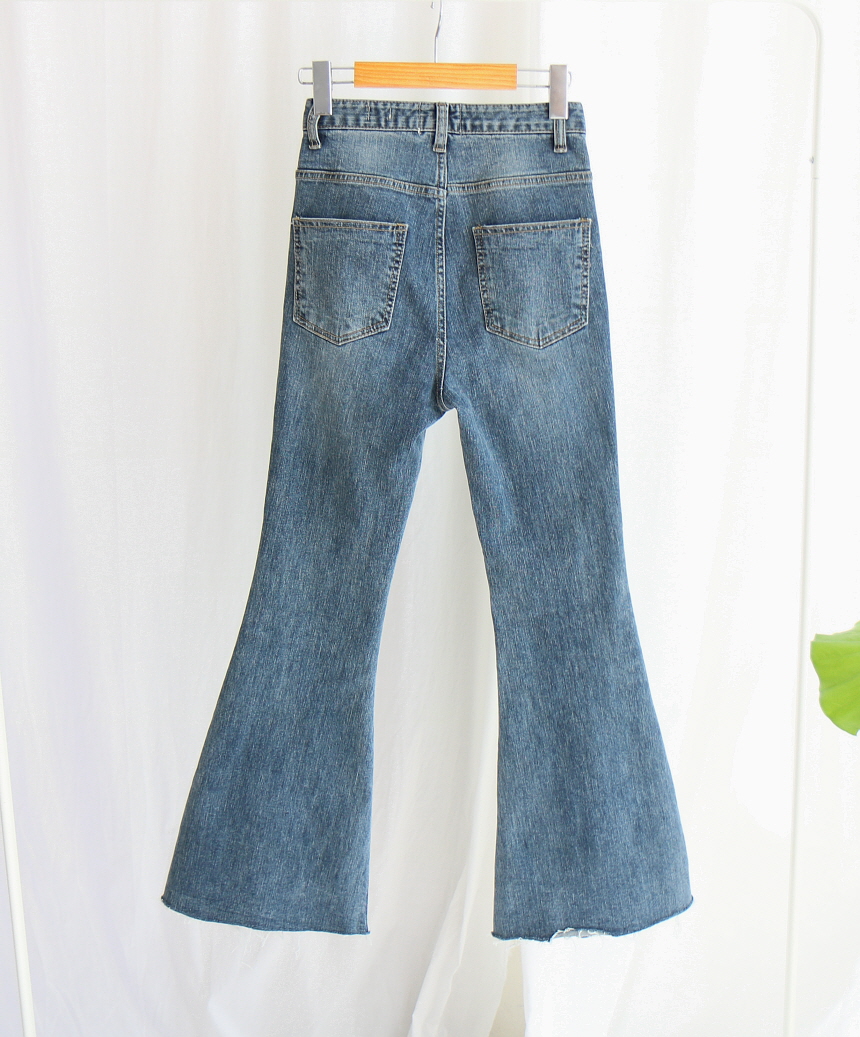 Women Jeans Pants Quad bell Boots Cut bell Bottom 