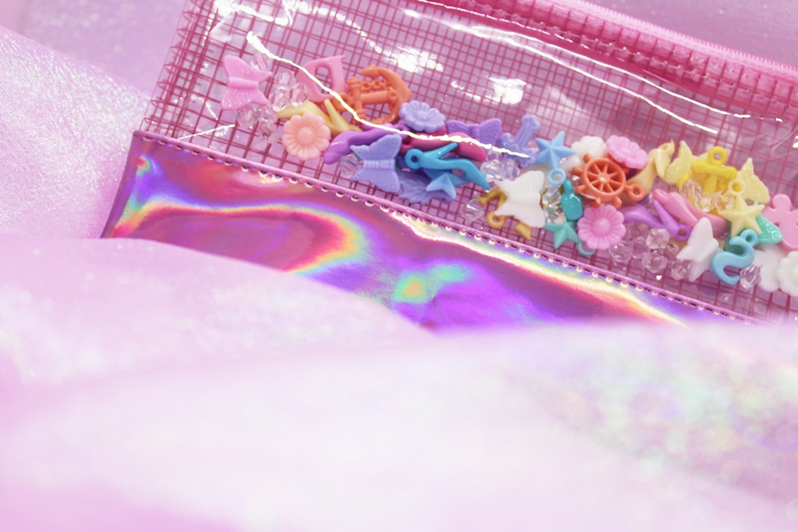 New transparent pouch hologram Lovely point to be 