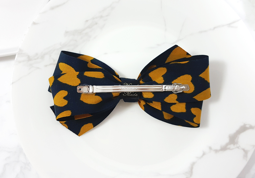 New Handmade Heart Bonbon Ribbon Hairpin 3color Lo