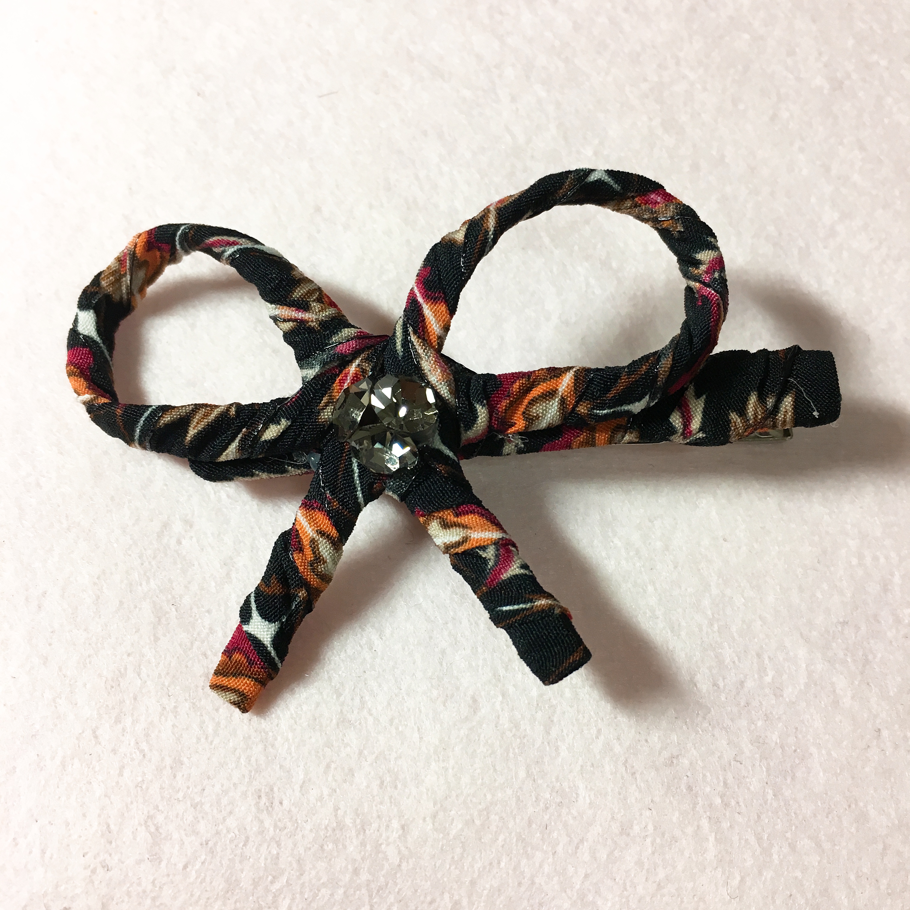 Hair Accessories Color ribbon tongs pin FW 3color 