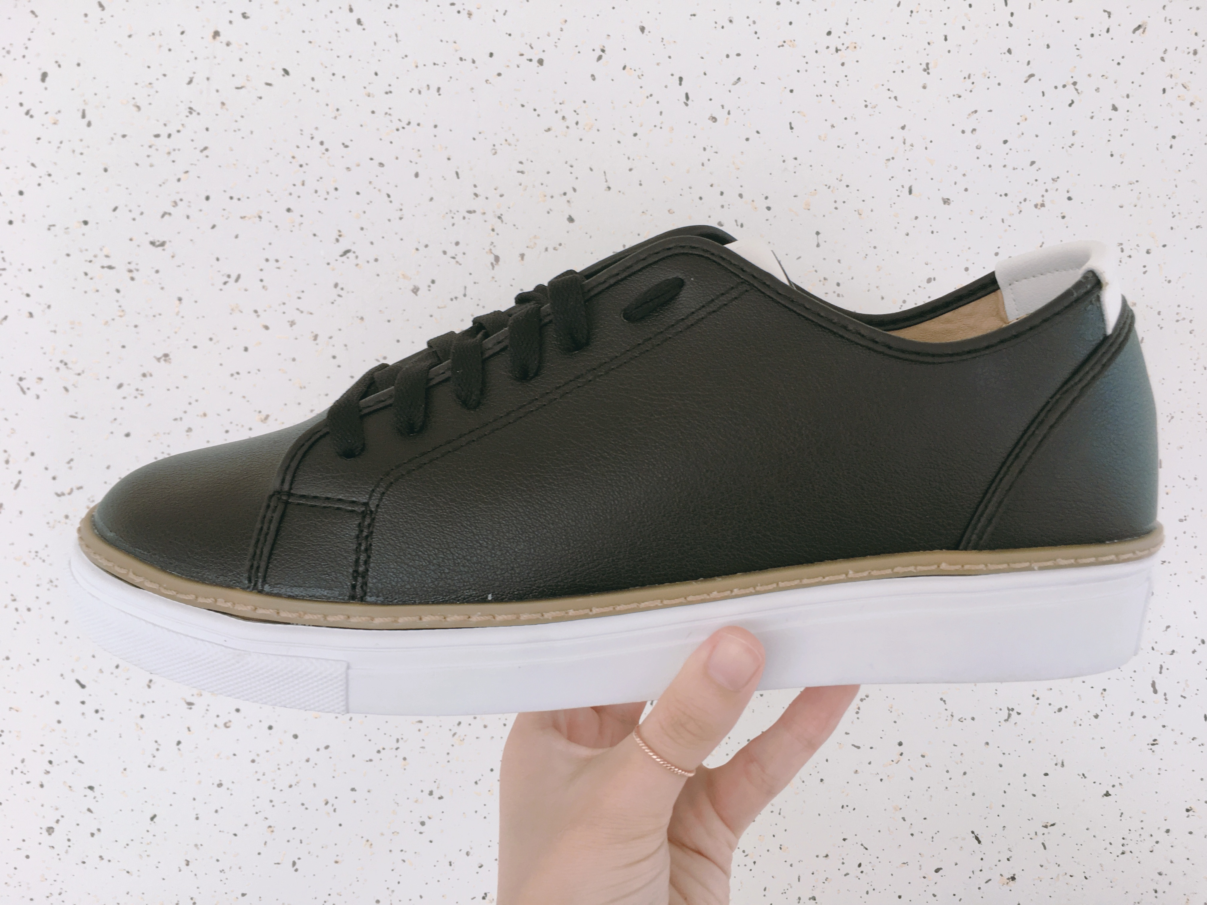 Men Height Shoes Men's tall white black sneaker