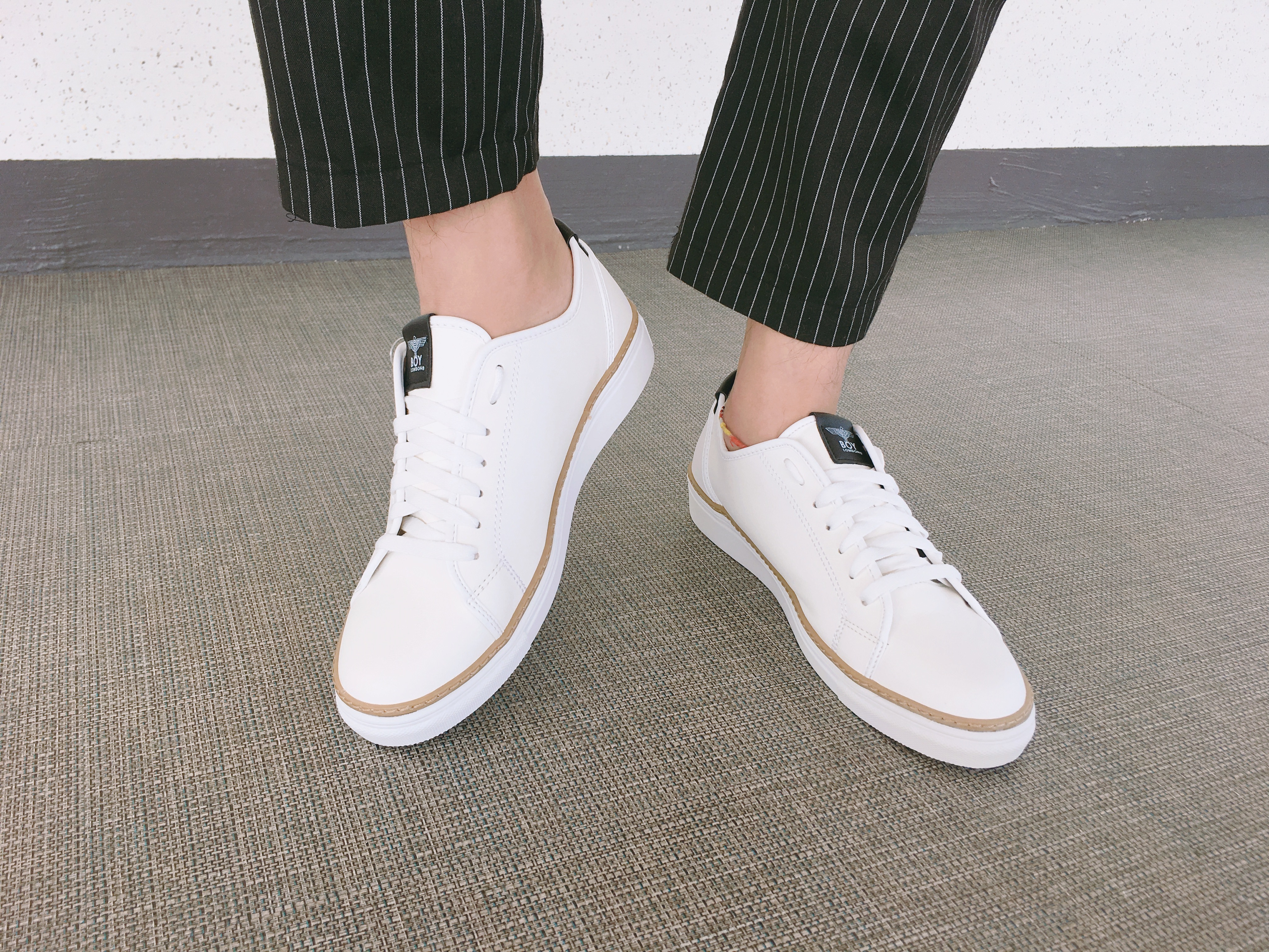 Men Height Shoes Men's tall white black sneaker