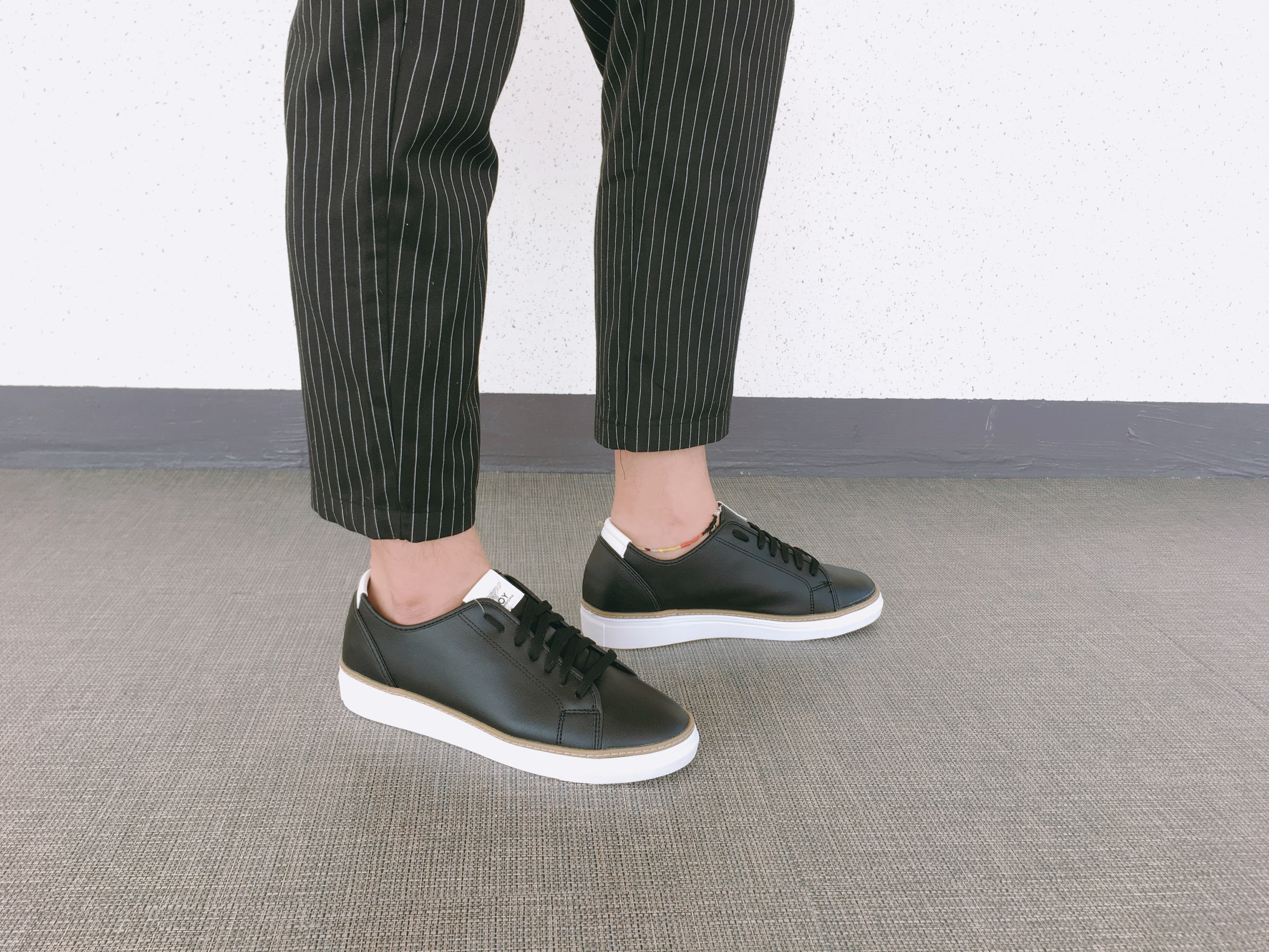 Men Height Shoes Men's tall white black sneaker