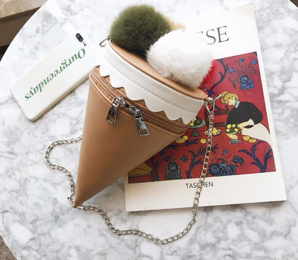 New Narin Mini Cross Back Chain 4color Women 20 Po