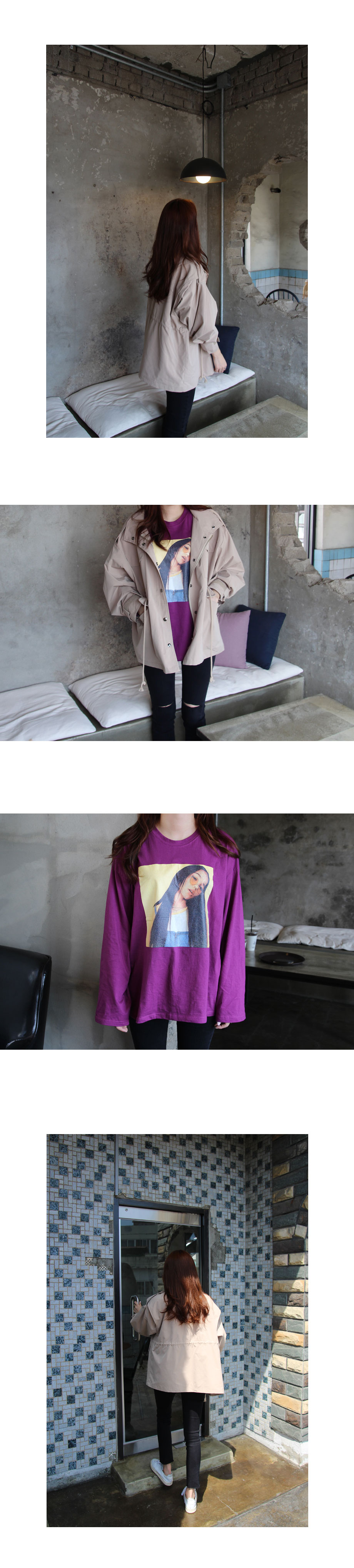 Women Jeans Pants Knee Cutting Black Date Skinny J