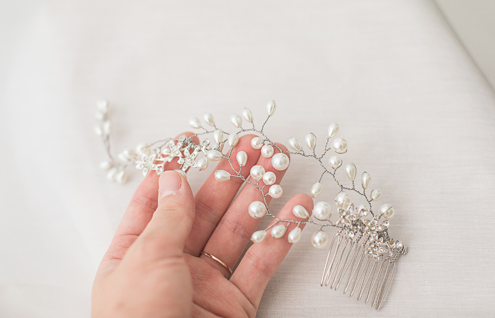 New Handmade Self-Wedding Hair Accessories, Flower