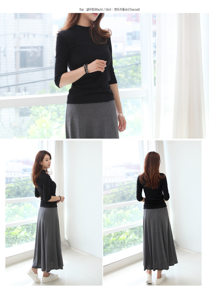 Andriy Flair Long Skirt Bending Maxi A Line Fall