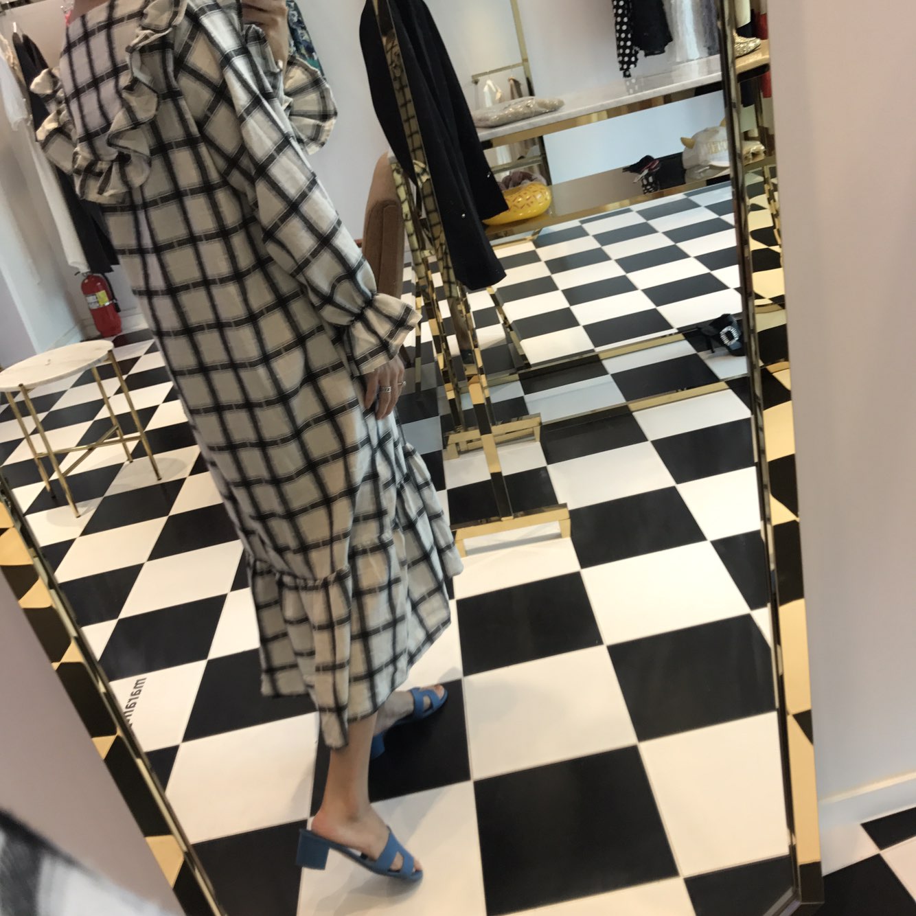 New Women's Dress Heidi Dress Marang Gray Rever