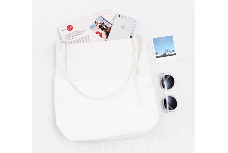 Plain Eco Bag Cloth Bag Men Women Daily Canvas Bag