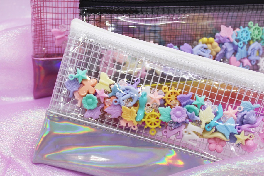 New transparent pouch hologram Lovely point to be 